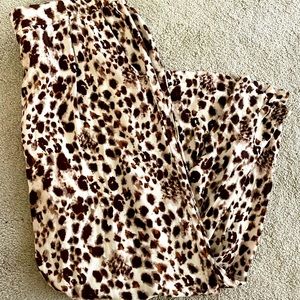 H By Halston leopard print pants